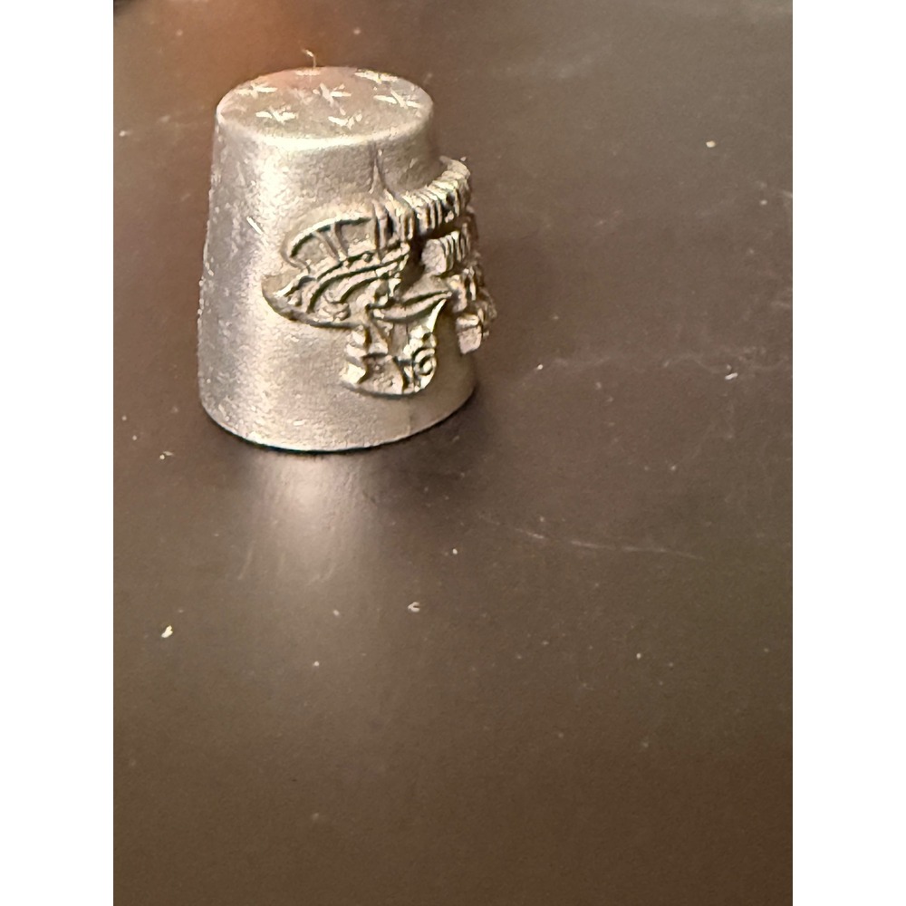 Vintage 1984 Louisiana World Expo Pewter Thimble Souvenir Collectible Silver
